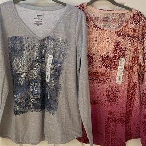 2 Sonoma everyday tee sz L